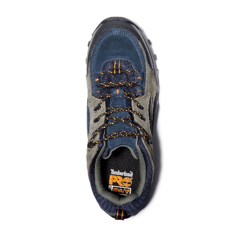 Pantofi De Lucru Timberland Barbati Gri/Albastri - Pro® Mudsill Steel Toe - Romania - CHILWJ760